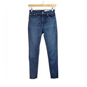 Rag & Bone Nina High Rise Ankle Skinny Stretch Jeans Size 27 KAYT Denim